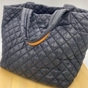 MZ Wallace Black Handbag with Pouch Included.  This is a Small Tote